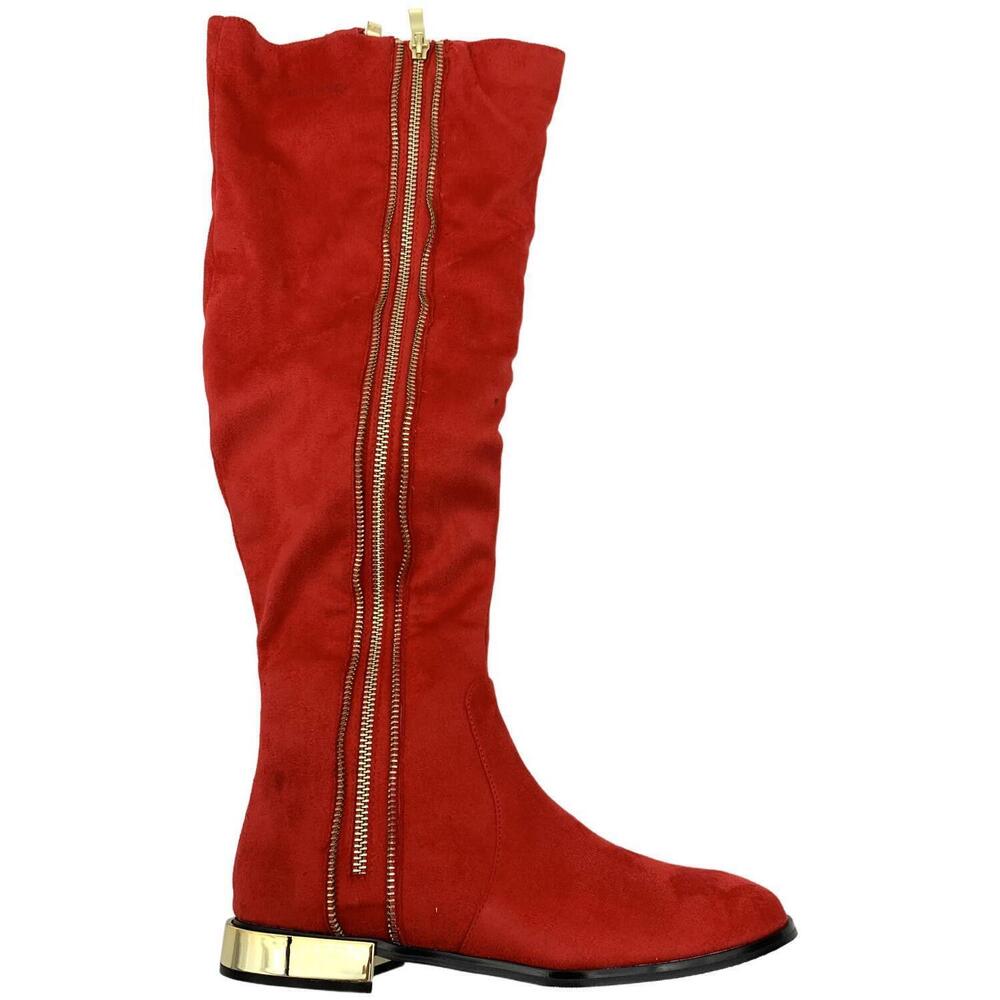 Ninety Union Women's Majestic Knee High Boot Red - Medium
